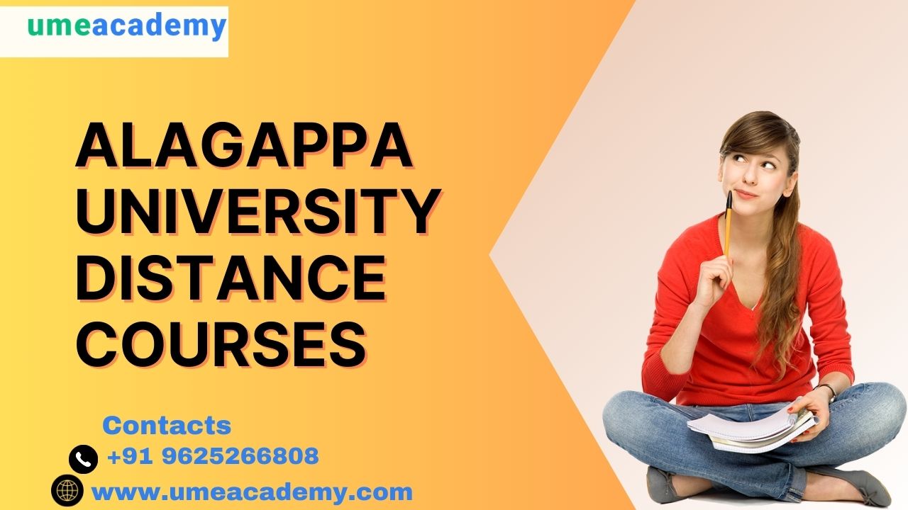 Alagappa University Distance Courses